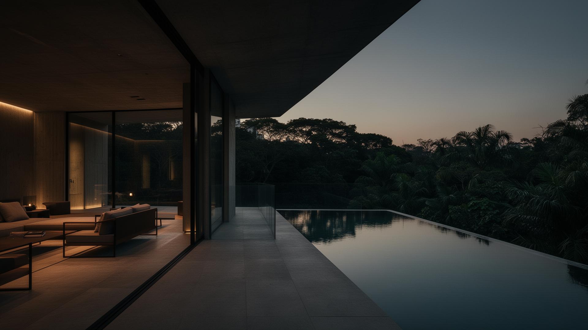 Penthouse arquitetônico em São Paulo